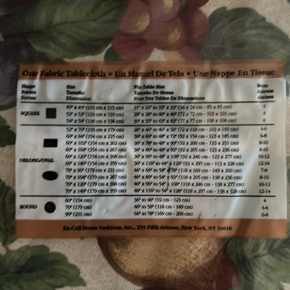 Round tablecloth - Picture 3 of 5